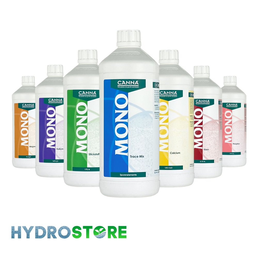Canna Mono Mononutrients are essential for the development of the plant.